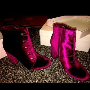 Velvet Booties